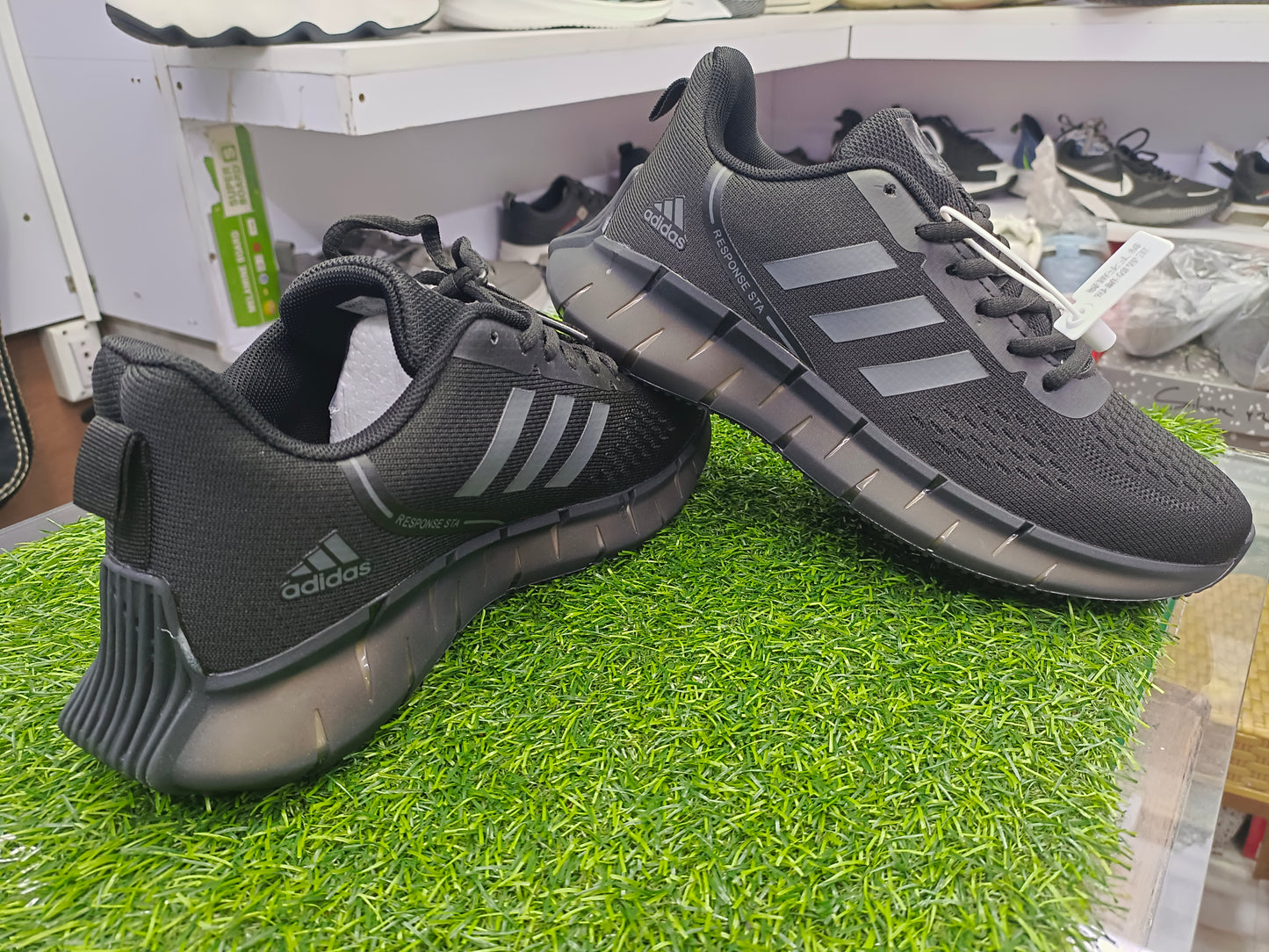 Adidas Black and Grey Sneakers For Men & Women Runner Shoes