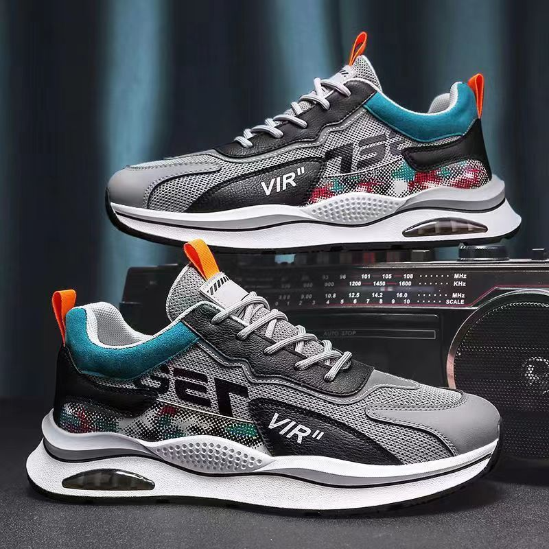 VIR Sport shoes man and leisure vir cushion breathable stitching casual shoes